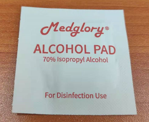 Medglory 70% 이소프로필 알코올 패드 TrüTzschler 부직포