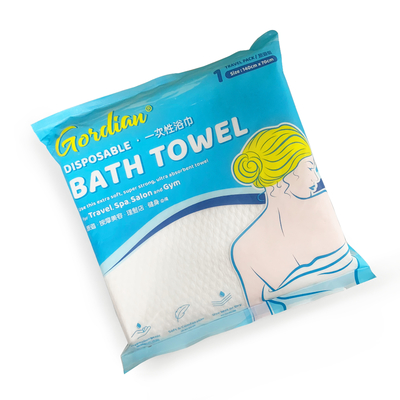 여행 호텔 면을 위한 처분할 수 있는 목욕 수건 수건 냅킨 최고 연약한 휴대용 및 통기성