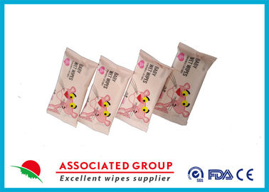 Customized Unscented Baby Wet Wipes , Safty 8pcs Kids Wet Wipes For Hands