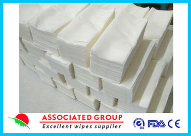 Baby Care Disposable Dry Wipes , Dry Baby Wipes Disposable Mesh Spunlace Nonwoven