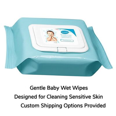 Gentle Baby Wet Wipes Designed for Cleaning Sensitive Skin Customized Shipment Term Custom Shipping Options Provided