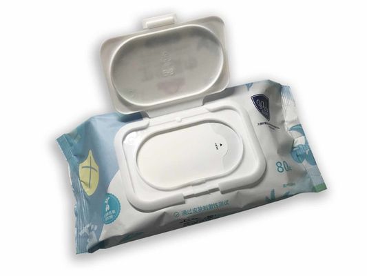80 PCS Personal Care Antibacterial Wet Wipes Oil Olive Essence Pearl Pattern