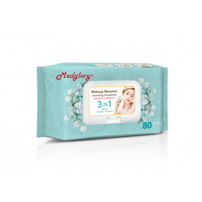 80 Pcs Makeup Remover Wipes Gentle Refresh Pretty Remove Mascara Even Eye Make Up