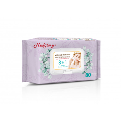 80 Pcs Makeup Remover Wipes Gentle Refresh Pretty Remove Mascara Even Eye Make Up